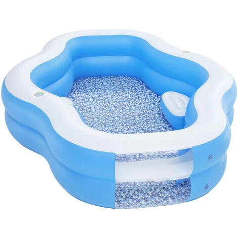 Piscine Gonflable Pour Enfants Bestway 270x198x51 Cm Bleu Avec Fenêtre Transparente Plus De 6 Ans 3 Piscine Gonflable Pour Enfants Bestway 270x198x51 Cm Bleu Avec Fenêtre Transparente Plus De 6 Ans