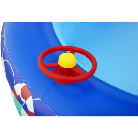 Piscine Gonflable Pour Enfants Bestway 213x155x132 Cm Bateau Bleu Avec Auvent Et Gouvernail Sonnette Plus De 3 Ans 4 Piscine Gonflable Pour Enfants Bestway 213x155x132 Cm Bateau Bleu Avec Auvent Et Gouvernail Sonnette Plus De 3 Ans – Image 2