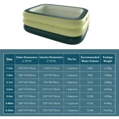 Piscine Gonflable Pour Jardin Extérieur (piscine De 1,5 M) 11 Piscine Gonflable Pour Jardin Extérieur (piscine De 1,5 M) -Piscine Soldes 63964119 5