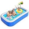 Piscine Gonflable,300x180x50cm Piscine Gonflable Adulte,Piscine Gonflable Rectangulaire Avec Pour Les Cours Extérieures,Jardins Et Les Fêtes Aquatiques 1 Piscine Gonflable,300x180x50cm Piscine Gonflable Adulte,Piscine Gonflable Rectangulaire Avec Pour Les Cours Extérieures,Jardins Et Les Fêtes Aquatiques -Piscine Soldes 64022727 1