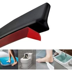Barrière De Douche Pliable Et Système De Rétention Pour Barrage D'eau Et Maintient L'eau à L'intérieur Du Seuil 7 Barrière De Douche Pliable Et Système De Rétention Pour Barrage D'eau Et Maintient L'eau à L'intérieur Du Seuil -Piscine Soldes 64046991 3