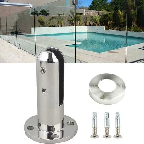 LTS FAFA Escaliers Piscine Spigot Verre Balustrade Balustrade Balcon Verre Clôture Pince Pour Piscine Balcon Clôture 4 LTS FAFA Escaliers Piscine Spigot Verre Balustrade Balustrade Balcon Verre Clôture Pince Pour Piscine Balcon Clôture – Image 2