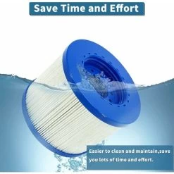 Filtre Spa Infinite A Visser, Cartouche Filtre à Vis Pour Spa Gonflable Pas De Vis 60mm, Cartouche Filtre Pour Spa, Compatible Pour Cosy Spa, Clever Spa Et De Plus 4 Pièces -Piscine Soldes 64098066 5