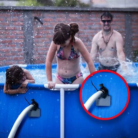 2 Supports De Tuyau De Piscine, Pour Tuyaux De 30 Mm à 38 Mm, Résistant Aux Ruptures, Déchirures, Crevaisons(Gris) 7 2 Supports De Tuyau De Piscine, Pour Tuyaux De 30 Mm à 38 Mm, Résistant Aux Ruptures, Déchirures, Crevaisons(Gris) – Image 5