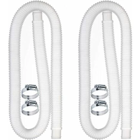 Ensoleillé Tuyau De Remplacement Pour Piscine, Accessoires De Tuyau De Pompe À Filtre Avec 4 Clips Métalliques, Tuyau De Piscine Long De 59x1,25 Pouces Pour Pompe, Accessoires De Piscine 3 Ensoleillé Tuyau De Remplacement Pour Piscine, Accessoires De Tuyau De Pompe À Filtre Avec 4 Clips Métalliques, Tuyau De Piscine Long De 59x1,25 Pouces Pour Pompe, Accessoires De Piscine