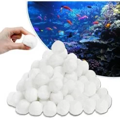 Froadp Boule De Filtre De Piscine 700g Balle Filtrante Recyclable, Blanc
