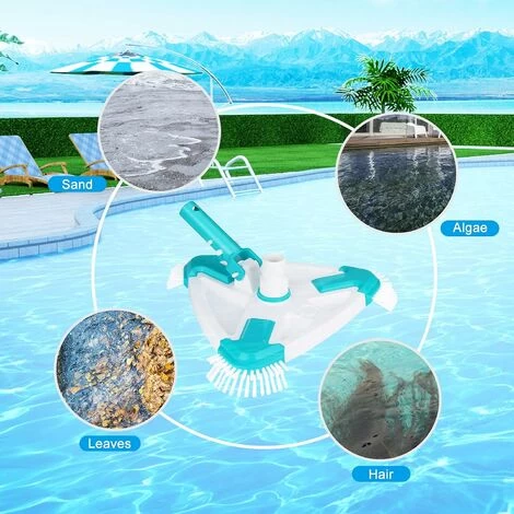 ZOLGINAH Nettoyeur De Piscine Rotatif Manuel Triangulaire, Piscine Tête De Brosse Pour Nettoyer Les Murs, Carrelage Et Sols Sans Effort 7 ZOLGINAH Nettoyeur De Piscine Rotatif Manuel Triangulaire, Piscine Tête De Brosse Pour Nettoyer Les Murs, Carrelage Et Sols Sans Effort – Image 5