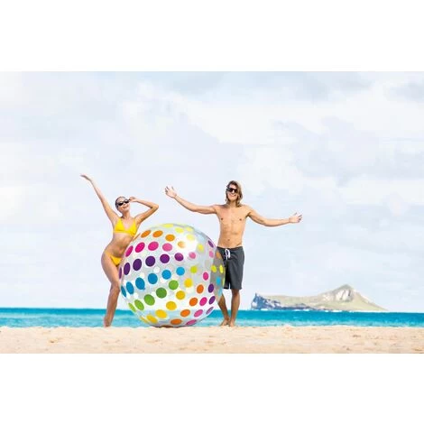 Ballon De Plage Géant 107 Cm Intex Jumbo 4 Ballon De Plage Géant 107 Cm Intex Jumbo – Image 2
