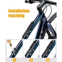 Mini Pompe A Velo Portable 100 PSI En Alliage D'aluminium Avec Support De Cadre Adapte Pour Valve Schrader Ou Valve Presta Peut Etre Installee Sur Un Porte-velos 10 Mini Pompe A Velo Portable 100 PSI En Alliage D'aluminium Avec Support De Cadre Adapte Pour Valve Schrader Ou Valve Presta Peut Etre Installee Sur Un Porte-velos -Piscine Soldes 65755418 4