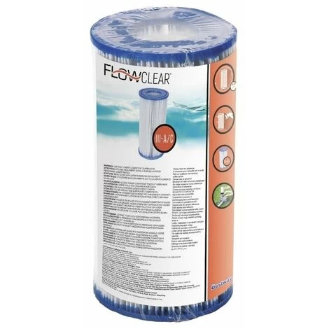 Bestway - Flowclear - Cartouche Filtrante Type III 5 Bestway - Flowclear - Cartouche Filtrante Type III – Image 3