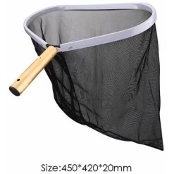 Trawler Épuisette De Fond Professionnelle En Aluminium Renforcé, Robuste Maille Fine Balai 42x54CM -Piscine Soldes 68899435 3