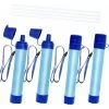 GP 4 Ensembles Purificateurs D'eau Portables, Filtre Purification D'eau Survie Sauvage D'urgence En Plein Air, Adapté Au Camping, À La Randonnée, À L'eau Potable De Vacances -Piscine Soldes 69013956 1