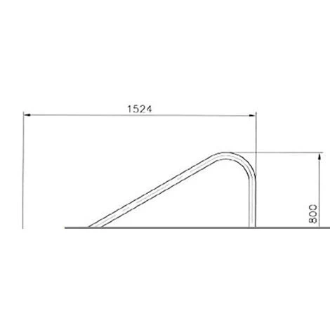Astral Main Courante Avec Platine à Visser X2 Longueur 1524mm 4 Astral Main Courante Avec Platine à Visser X2 Longueur 1524mm – Image 2