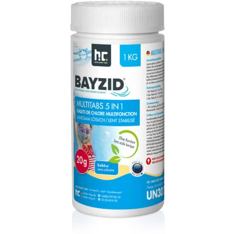 6 X 1 Kg Bayzid Pastilles De Chlore Multifonction 20g 5 En 1 5 6 X 1 Kg Bayzid Pastilles De Chlore Multifonction 20g 5 En 1 – Image 3