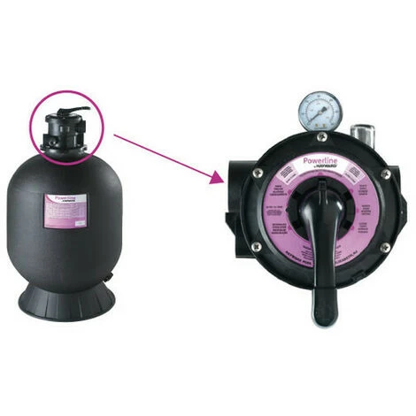 Filtre à Sable Piscine Hayward Powerline Top 14m/h 5 Filtre à Sable Piscine Hayward Powerline Top 14m/h – Image 3