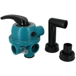 Vanne Piscine Multivoie - Kit Vanne Aries-Libra 6 LT - 1''1/2 + Tubes De Espa