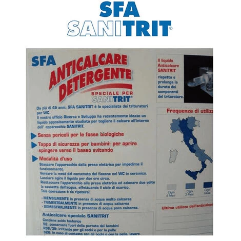 Liquide Détartrant Sanitrit Pour Le Nettoyage Des Broyeurs, Réservoir De 5 Litres 5 Liquide Détartrant Sanitrit Pour Le Nettoyage Des Broyeurs, Réservoir De 5 Litres – Image 3