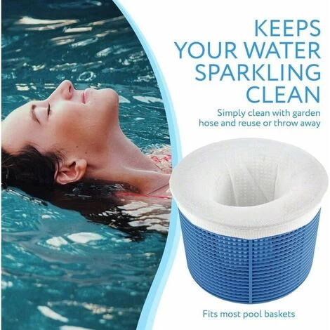 Kueatily Chaussettes De Skimmer Pour Piscine, Filtre De Skimmer De Piscine En Tissu De Nylon Élastique Durable Pour Panier De Piscine, Filet De Pool Skimmer Socks Pour Le Nettoyage De Piscine,,10 Pièc 3 Kueatily Chaussettes De Skimmer Pour Piscine, Filtre De Skimmer De Piscine En Tissu De Nylon Élastique Durable Pour Panier De Piscine, Filet De Pool Skimmer Socks Pour Le Nettoyage De Piscine,,10 Pièc – Image 2
