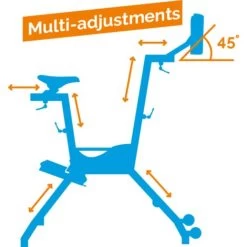 Aquabike Aluminium Waterflex WR4 Air 9 Aquabike Aluminium Waterflex WR4 Air -Piscine Soldes 73803233 3