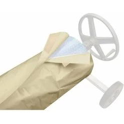 Couverture Enrouleur Bâche Piscine En Tissu Imperméable,Couverture De Protection Piscine Extérieur Intérieur,Couverture Pour Bâche Solaire,Bâche De Piscine Anti-Vent/Pluie/Poussière/UV,T-Audace(490X96