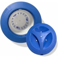 Distributeur De Chlore Flottant Pour Piscine, Support Chimique Pour Tablettes De Chlore Jusqu'à 7,6 Cm, 15 évents De Débit Réglables -Piscine Soldes 74955619 5