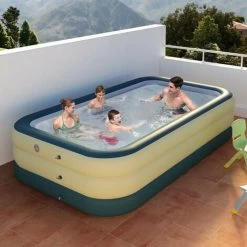 SEENLIN Piscine Gonflable Pour Jardin Extérieur, Piscine De 1,8 M -Piscine Soldes 75560946 5