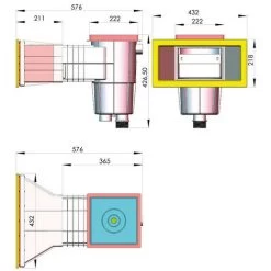 Astral Skimmer Grande Meurtrière Pour Piscine Liner Et Béton -Piscine Soldes 7723556 3
