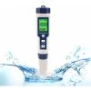Testeur électronique De PH-mètre, 5 En 1 PH Testeur Thermomètre De Poche Qualité De L'eau PH EC Sel TDS Pour La Maison, La Piscine, L'eau D'aquarium 1 Testeur électronique De PH-mètre, 5 En 1 PH Testeur Thermomètre De Poche Qualité De L'eau PH EC Sel TDS Pour La Maison, La Piscine, L'eau D'aquarium -Piscine Soldes 77638466 1