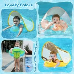 Bouée De Natation Gonflable Pour Bébé - Aide Bébé à Apprendre à Nager, Avec Pompe, Pour Les Enfants De 3 à 36 Mois 8 Bouée De Natation Gonflable Pour Bébé - Aide Bébé à Apprendre à Nager, Avec Pompe, Pour Les Enfants De 3 à 36 Mois -Piscine Soldes 78025945 3