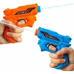 GDRHVFD Lot De 2 Pistolets à Eau Pour Enfants – Blaster Soaker Squirt Summer Squirt Shooter Gun Jouet Piscine Plage Jouet De Combat D'eau – Piscine Fête Plage Couleur Aléatoire,Jeux De Piscin