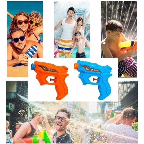 GDRHVFD Lot De 2 Pistolets à Eau Pour Enfants – Blaster Soaker Squirt Summer Squirt Shooter Gun Jouet Piscine Plage Jouet De Combat D'eau – Piscine Fête Plage Couleur Aléatoire,Jeux De Piscin 6 GDRHVFD Lot De 2 Pistolets à Eau Pour Enfants – Blaster Soaker Squirt Summer Squirt Shooter Gun Jouet Piscine Plage Jouet De Combat D'eau – Piscine Fête Plage Couleur Aléatoire,Jeux De Piscin – Image 4