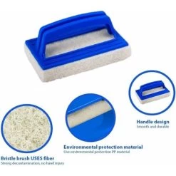 Brosse De Piscine En Plastique Brosse Éponge Ligne D'eau Brosse Ligne D'eau Brosse Plancher Mur Piscine Brosse Outils De Nettoyage De Piscine Outil De Nettoyage Pour Source Chaude De Spa Étang -Piscine Soldes 79630095 3