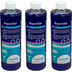 Pack 3 Clarifiants Liquide Superklar 500 C.c. Bayrol