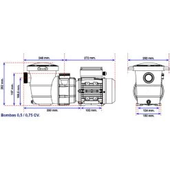Monobloc Filtre à Sable 500 + Pompe QP -Piscine Soldes 80159209 3