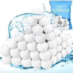 KESSER® Balles De Filtration Polysphères Filtre Filtre à Sable 700 g Remplacent 25 kg De Sable Filtrant Accessoires Remplacement Filtre De Piscine Système De Filtration, 700g (de)