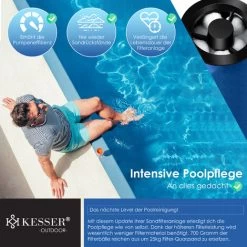 KESSER® Balles De Filtration Polysphères Filtre Filtre à Sable 700 g Remplacent 25 kg De Sable Filtrant Accessoires Remplacement Filtre De Piscine Système De Filtration, 1400g ( 2x 700g ) (de) 10 KESSER® Balles De Filtration Polysphères Filtre Filtre à Sable 700 g Remplacent 25 kg De Sable Filtrant Accessoires Remplacement Filtre De Piscine Système De Filtration, 1400g ( 2x 700g ) (de) -Piscine Soldes 80441935 4