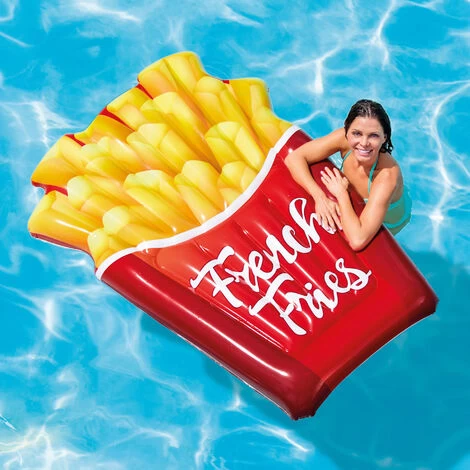 Matelas Gonflable Cornet De Frites 168cm119cm18cm 3 Matelas Gonflable Cornet De Frites 168cm119cm18cm