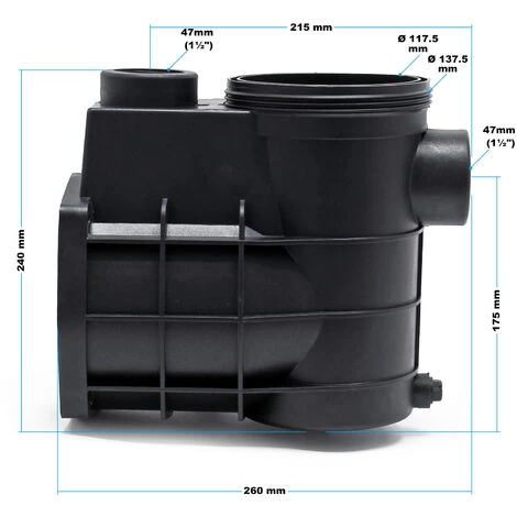 SunSun Pièces Détachées Pompe De Piscine HZS-550/750 Corps De Pompe Permet 5 SunSun Pièces Détachées Pompe De Piscine HZS-550/750 Corps De Pompe Permet – Image 3