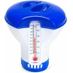 Distributeur De Chlore Flottant, Doseur De Chlore Automatique, Doseur Flottant Spa, Diffuseur De Chlore, Distributeur De Produits Chimiques Pour Piscine (avec Thermomètre)