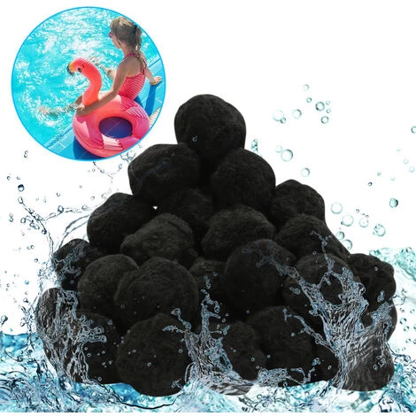 SWANEW Filter Balls 2100 G, Balles Filtrantes Piscine Pour Filtre à Sable-Noir 3 SWANEW Filter Balls 2100 G, Balles Filtrantes Piscine Pour Filtre à Sable-Noir