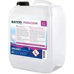 2 X 5 Litre BAYZID® Poolclear - Élimination De La Turbidité De L´eau Pour Piscines à Cartouches Et Balles Filtrantes