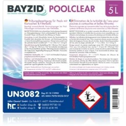 2 X 5 Litre BAYZID® Poolclear - Élimination De La Turbidité De L´eau Pour Piscines à Cartouches Et Balles Filtrantes 9 2 X 5 Litre BAYZID® Poolclear - Élimination De La Turbidité De L´eau Pour Piscines à Cartouches Et Balles Filtrantes -Piscine Soldes 82738795 4