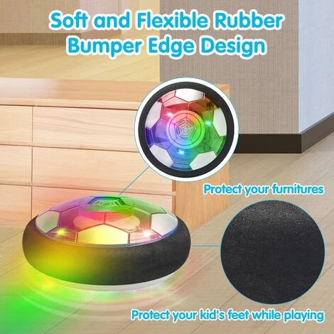 Jouets Pour Enfants Hover-Soccer-ball, Rechargeable Avec Le Ballon De Football à Air Air Light LED, Ballon De Football Flottant Intérieur Avec Pare-chocs En Mousse Amélioré 6 Jouets Pour Enfants Hover-Soccer-ball, Rechargeable Avec Le Ballon De Football à Air Air Light LED, Ballon De Football Flottant Intérieur Avec Pare-chocs En Mousse Amélioré – Image 4