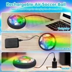 Jouets Pour Enfants Hover-Soccer-ball, Rechargeable Avec Le Ballon De Football à Air Air Light LED, Ballon De Football Flottant Intérieur Avec Pare-chocs En Mousse Amélioré 11 Jouets Pour Enfants Hover-Soccer-ball, Rechargeable Avec Le Ballon De Football à Air Air Light LED, Ballon De Football Flottant Intérieur Avec Pare-chocs En Mousse Amélioré -Piscine Soldes 83689164 5