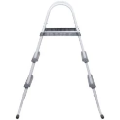 Échelle De Piscine Gris 84 Cm Acier VidaXL -Piscine Soldes 83940999 2