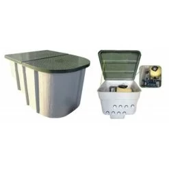 Local Technique Pour Piscines Comodo, 16, 23 Ou 30 Mc/h Avec Pompe Breton Ou Carrera Monophas Comodo Classic Vacuum