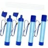 4 Ensembles Purificateurs D'eau Portables, Filtre Purification D'eau Survie Sauvage D'urgence En Plein Air, Adapté Au Camping, À La Randonnée, À L'eau Potable De Vacances- -Piscine Soldes 85725200 1