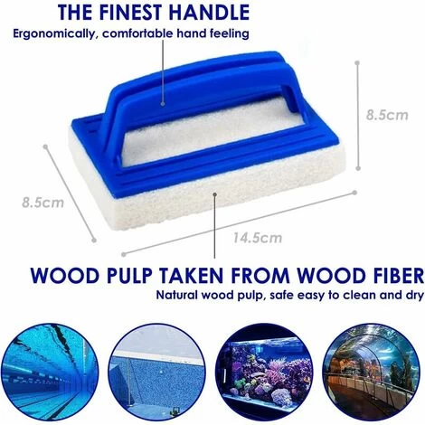 Brosses éponge De Piscine Brosse éponge Brosse De Ligne D'eau Nettoyage De Piscine Et Accessoires Nettoyeur De Ligne De Piscine Adapté à La Piscine, La Cuisine, La Salle De Bain, Etc. 3 Pièces 4 Brosses éponge De Piscine Brosse éponge Brosse De Ligne D'eau Nettoyage De Piscine Et Accessoires Nettoyeur De Ligne De Piscine Adapté à La Piscine, La Cuisine, La Salle De Bain, Etc. 3 Pièces – Image 2