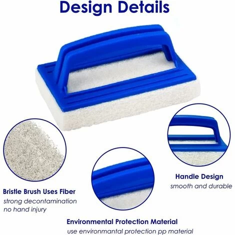 Brosses éponge De Piscine Brosse éponge Brosse De Ligne D'eau Nettoyage De Piscine Et Accessoires Nettoyeur De Ligne De Piscine Adapté à La Piscine, La Cuisine, La Salle De Bain, Etc. 3 Pièces 5 Brosses éponge De Piscine Brosse éponge Brosse De Ligne D'eau Nettoyage De Piscine Et Accessoires Nettoyeur De Ligne De Piscine Adapté à La Piscine, La Cuisine, La Salle De Bain, Etc. 3 Pièces – Image 3