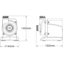 SunSun Pompe Piscine 8000l/h 70 Watts Pompe Filtration Circulation Eau Pool Whirlpool Jardin 11 SunSun Pompe Piscine 8000l/h 70 Watts Pompe Filtration Circulation Eau Pool Whirlpool Jardin -Piscine Soldes 859626 5